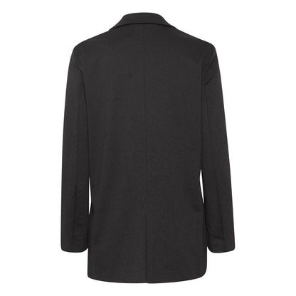 ICHI Black Recycled Polyester Suits &amp; Blazer