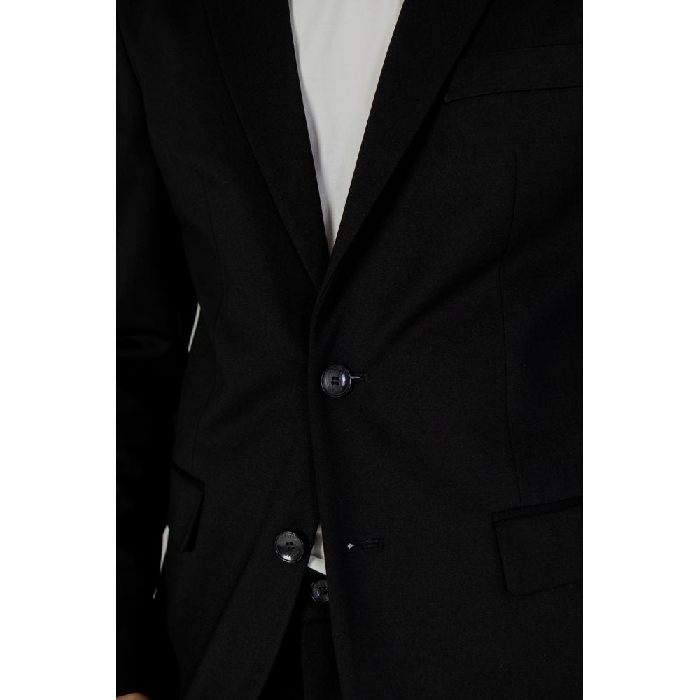 Antony Morato Black Polyester Suit