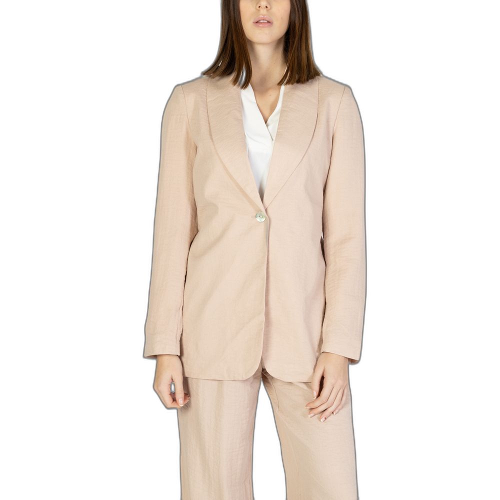 Vero Moda Pink Viscose Suits &amp; Blazer