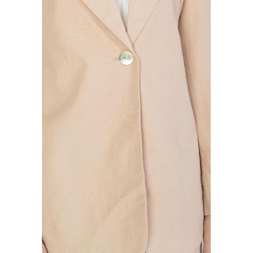 Vero Moda Pink Viscose Suits &amp; Blazer