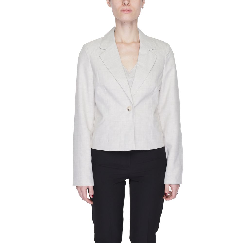 Vero Moda Gray Polyester Suits &amp; Blazer