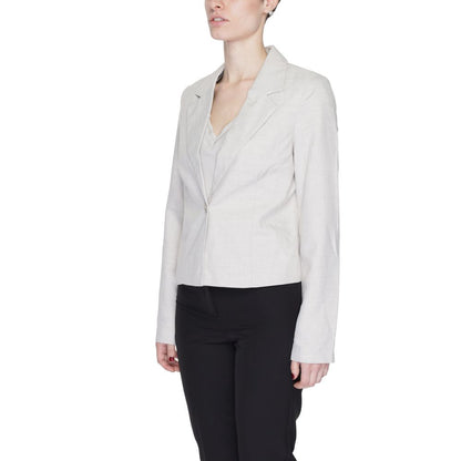 Vero Moda Gray Polyester Suits &amp; Blazer