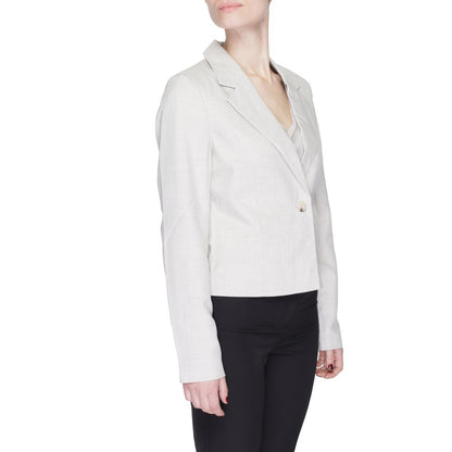 Vero Moda Gray Polyester Suits &amp; Blazer