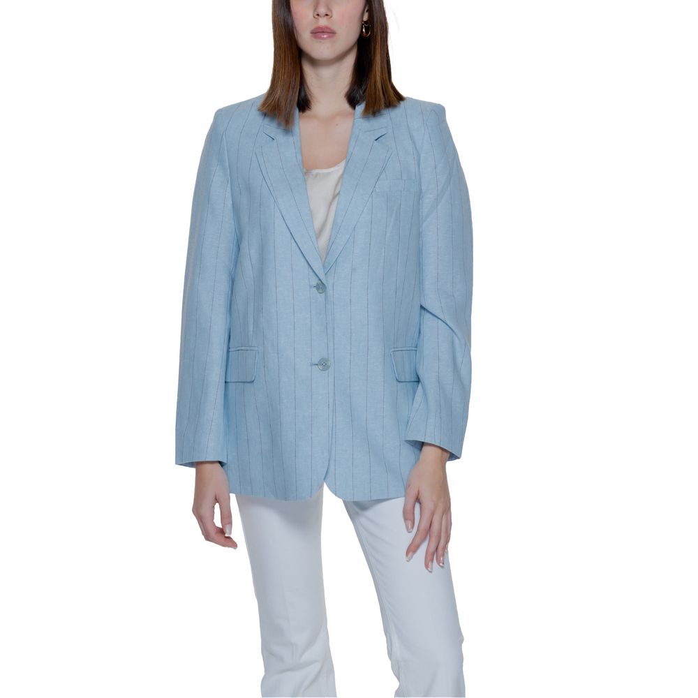 Vero Moda Light Blue Linen Suits &amp; Blazer