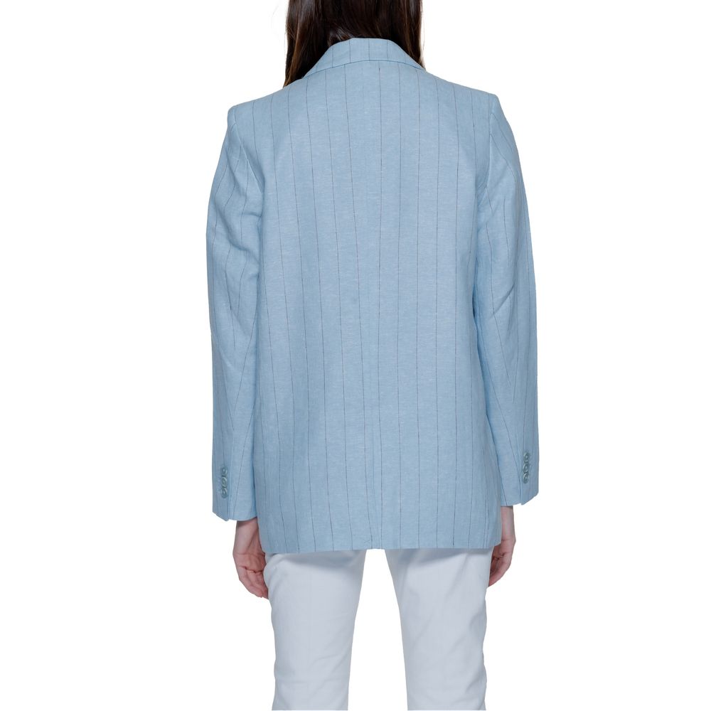 Vero Moda Light Blue Linen Suits &amp; Blazer