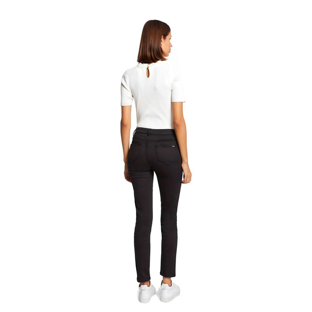 Morgan De Toi Black Cotton Jeans &amp; Pant