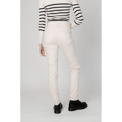 Morgan De Toi Beige Cotton Jeans &amp; Pant