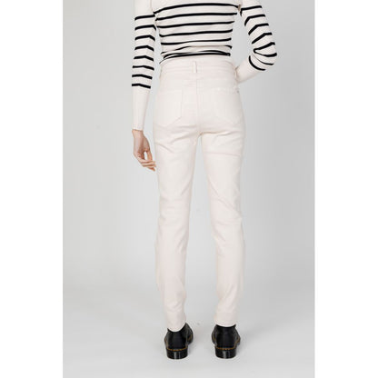 Morgan De Toi Beige Cotton Jeans &amp; Pant