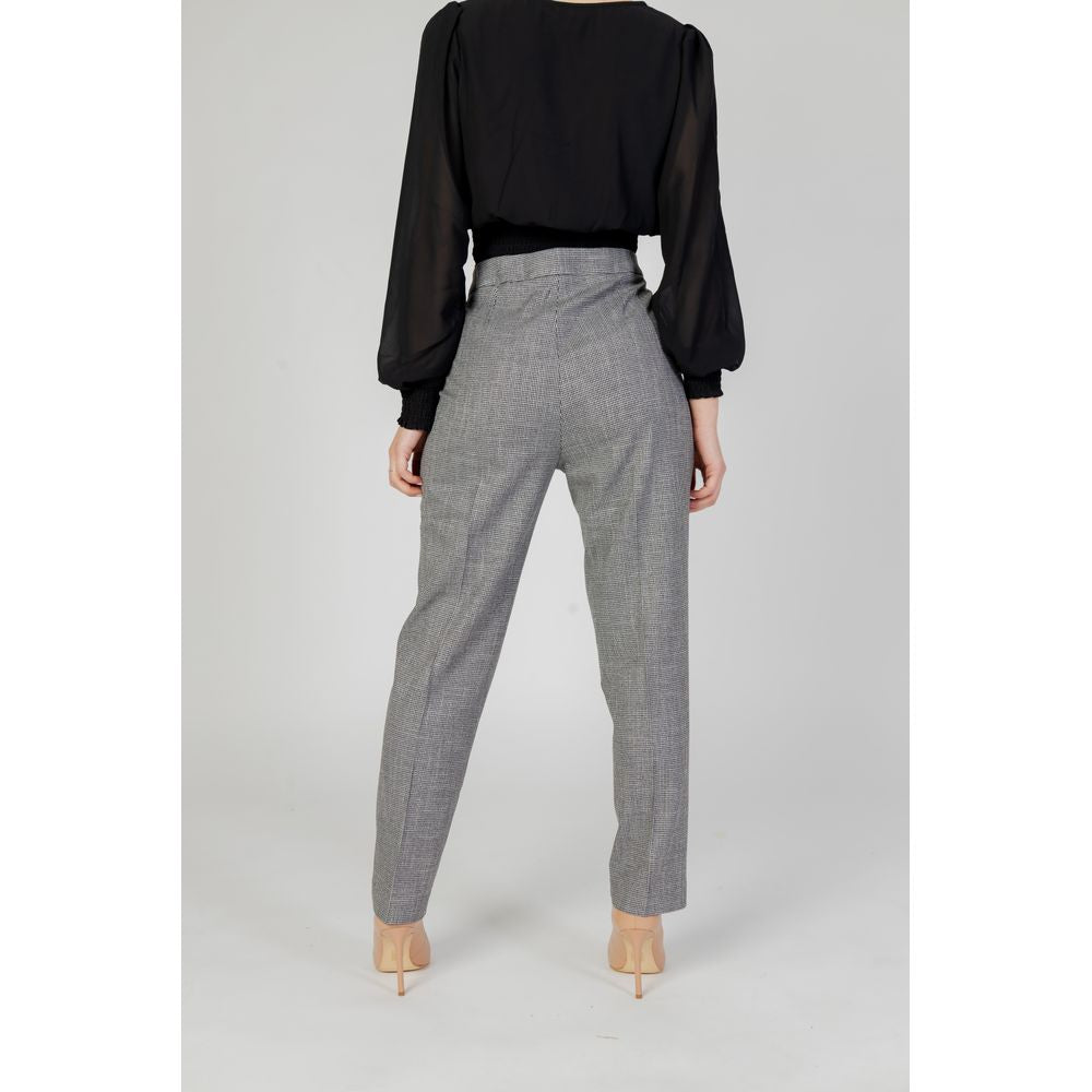 Morgan De Toi Black Polyester Jeans &amp; Pant