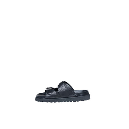 Cult Black Leather Sandal