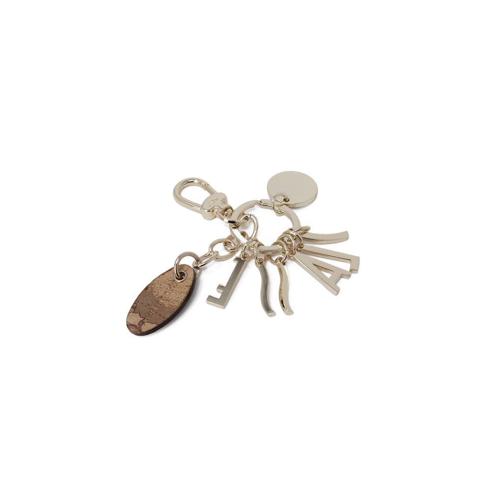 Alviero Martini Prima Classe Gold Zinc Keychain