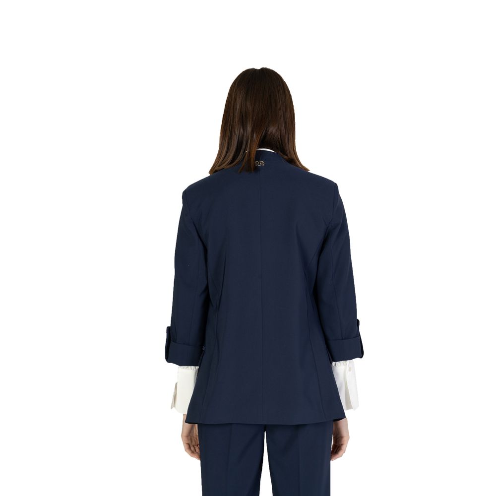 Rinascimento Blue Polyester Suits &amp; Blazer