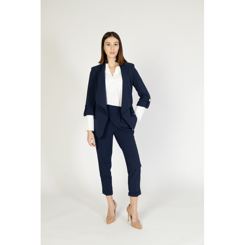 Rinascimento Blue Polyester Suits &amp; Blazer