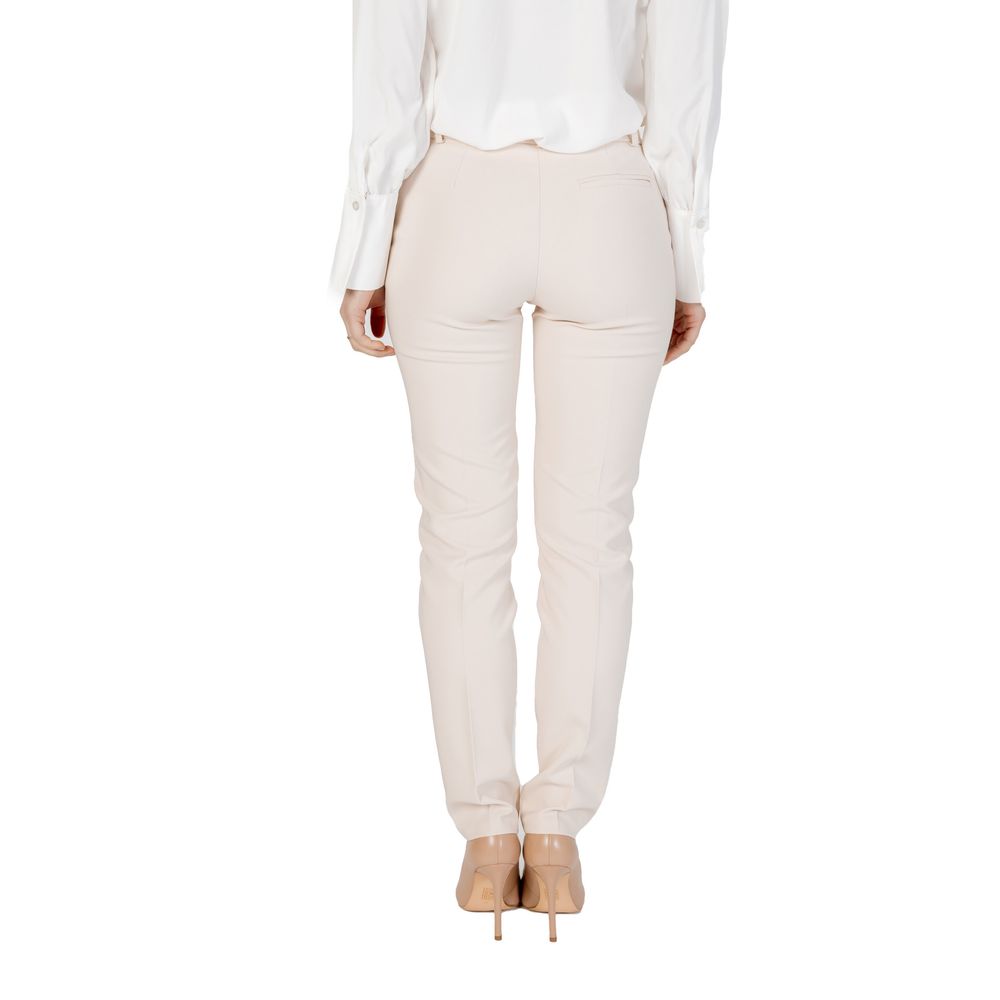 Rinascimento Beige Polyester Jeans &amp; Pant