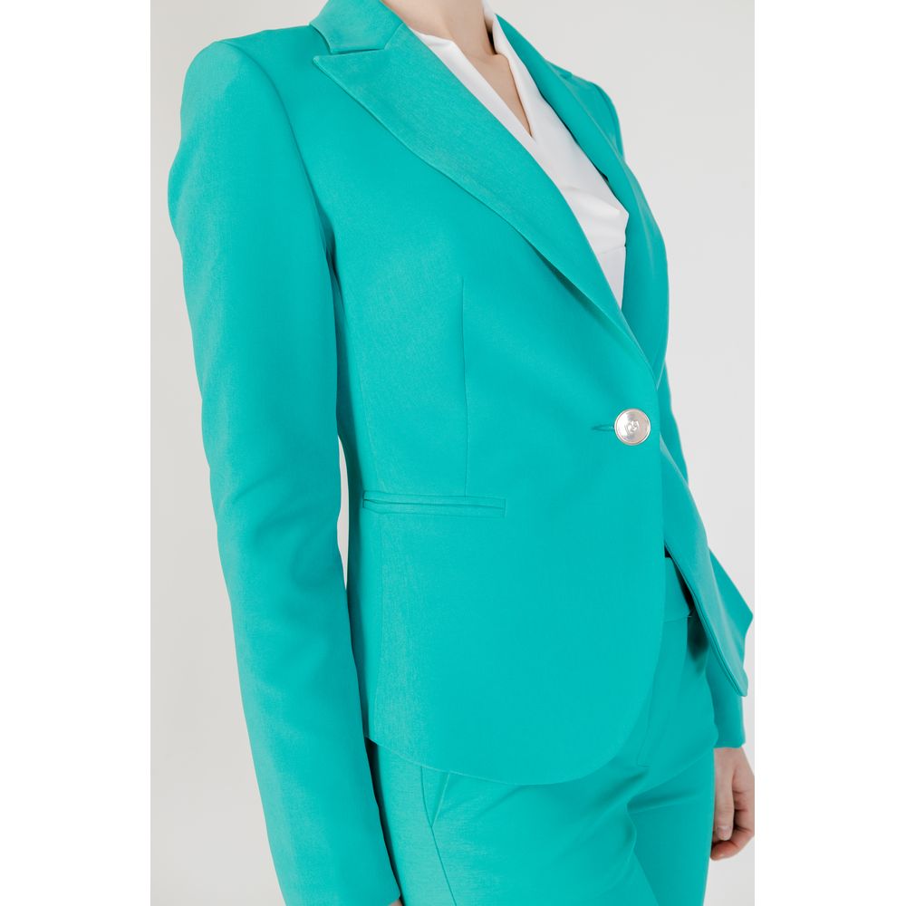 Rinascimento Green Polyester Suits &amp; Blazer