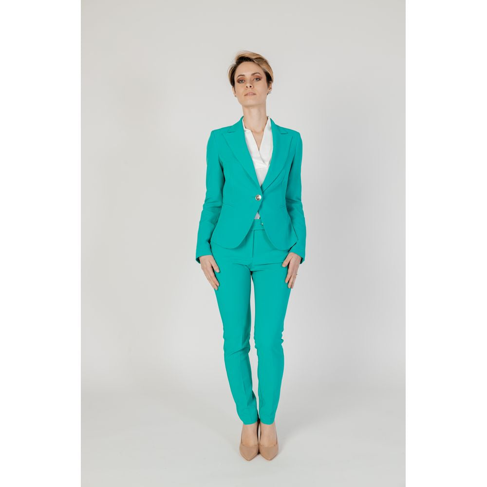 Rinascimento Green Polyester Suits &amp; Blazer