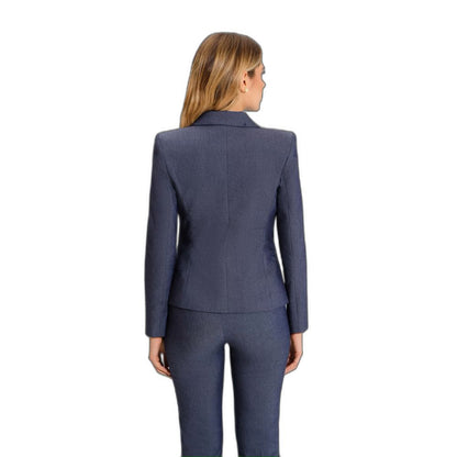 Rinascimento Blue Cotton Suits &amp; Blazer