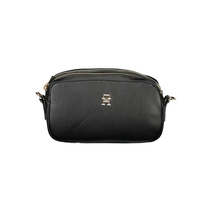 Tommy Hilfiger Black Polyester Handbag