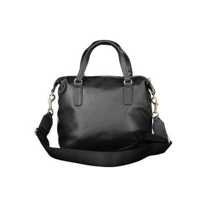 Tommy Hilfiger Black Polyester Handbag