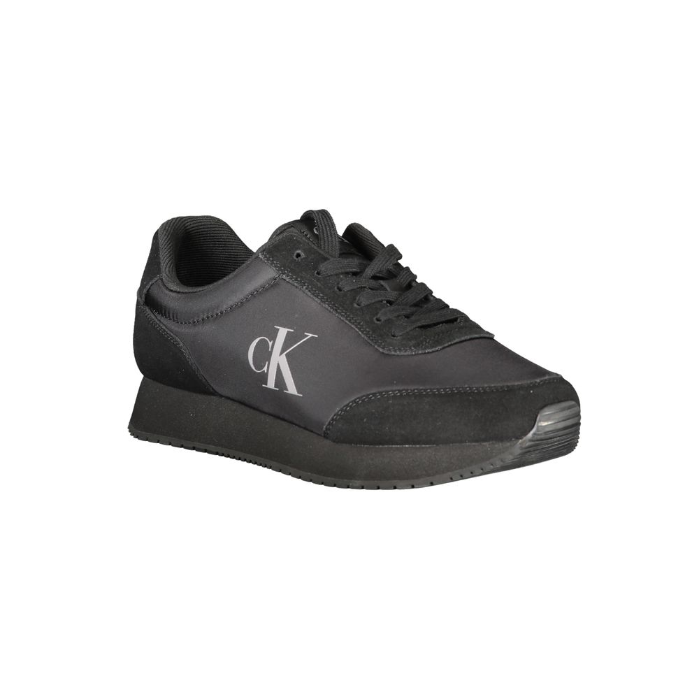 Calvin Klein Black Polyester Sneaker