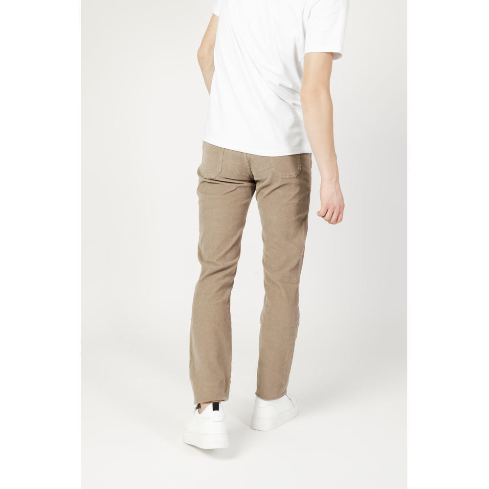 Jeckerson Beige Cotton Jeans &amp; Pant