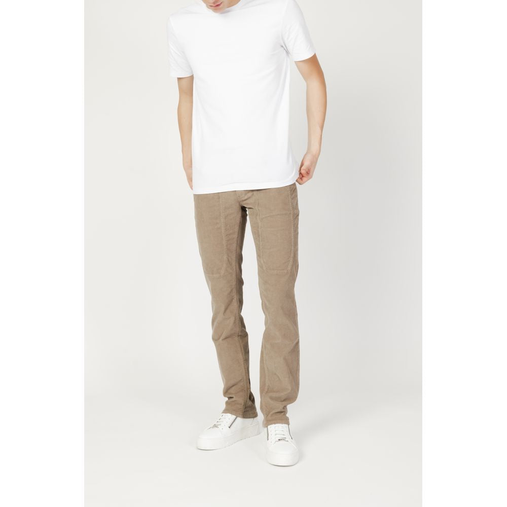 Jeckerson Beige Cotton Jeans &amp; Pant