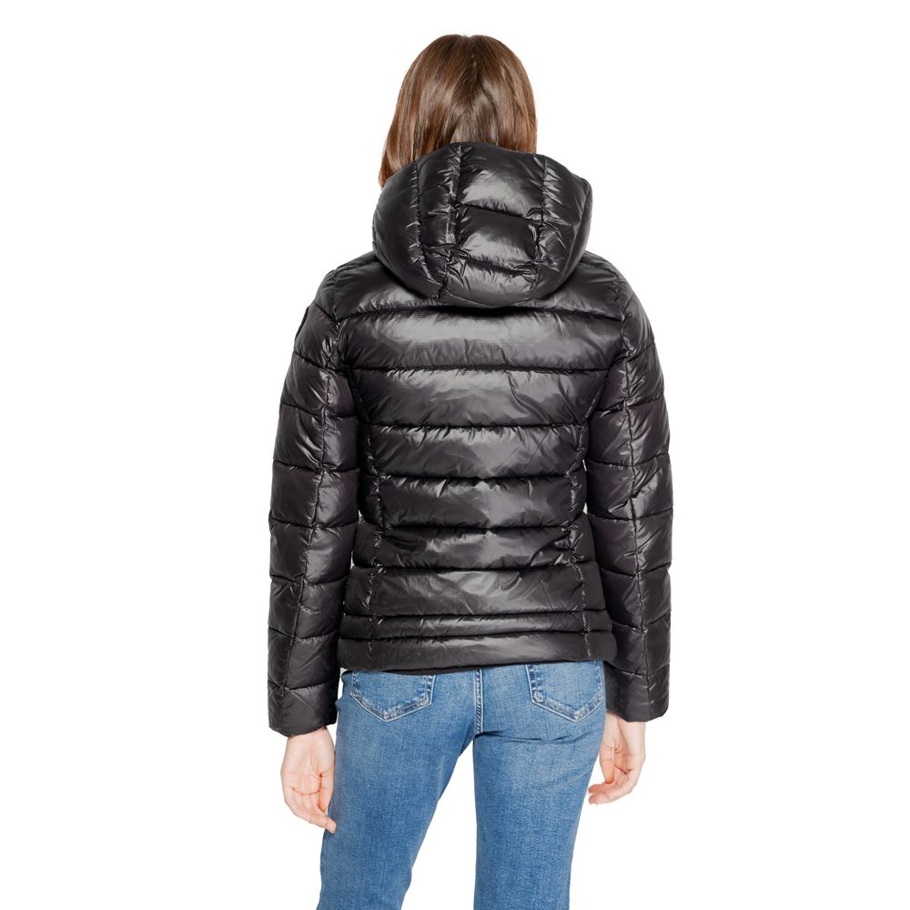 Blauer Black Polyamide Jackets &amp; Coat