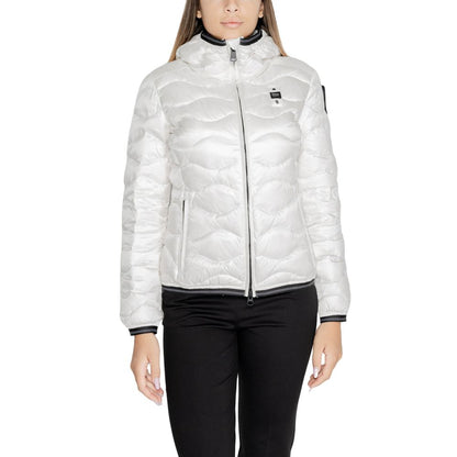 Blauer White Duck Feathers Jackets &amp; Coat