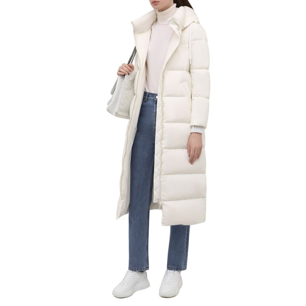 Herno White Nylon Jackets &amp; Coat