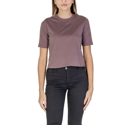 Calvin Klein Sport Purple Cotton Tops &amp; T-Shirt