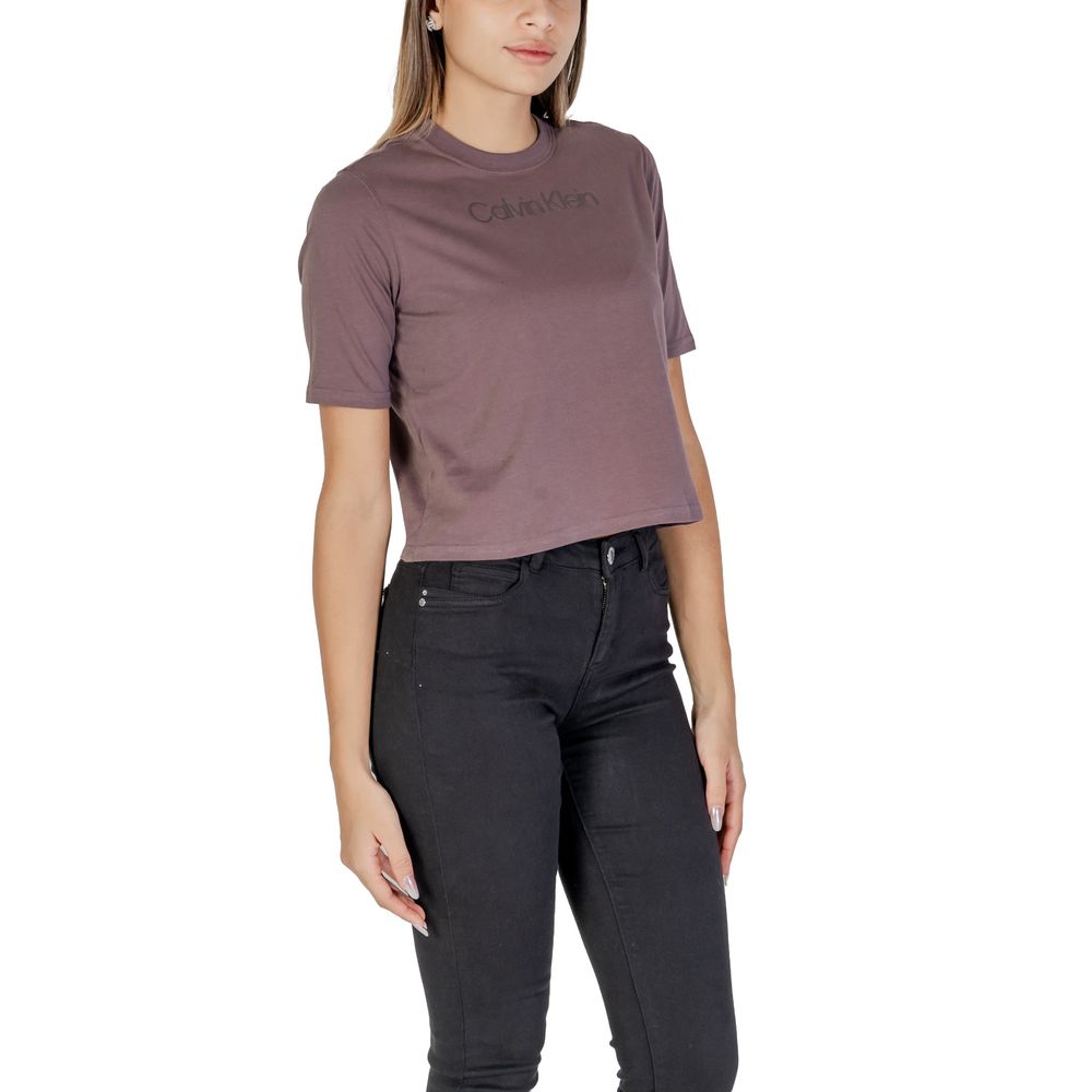 Calvin Klein Sport Purple Cotton Tops &amp; T-Shirt