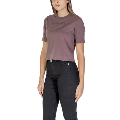 Calvin Klein Sport Purple Cotton Tops &amp; T-Shirt