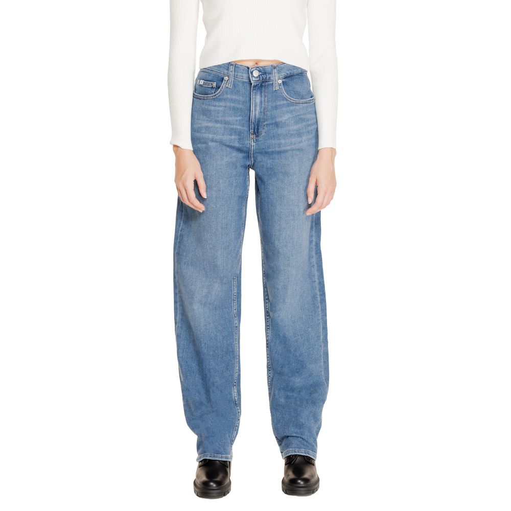 Calvin Klein Jeans Blue Cotton Jeans &amp; Pant