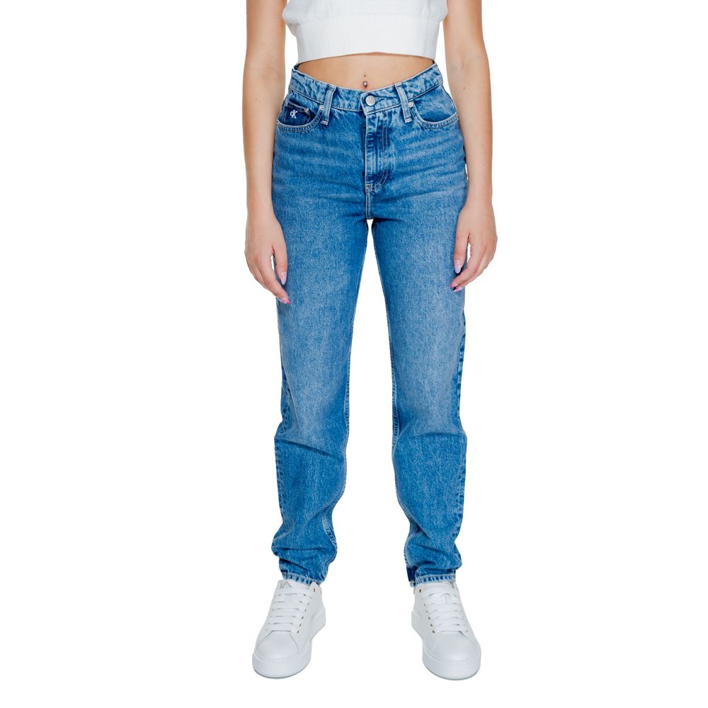 Calvin Klein Jeans Blue Cotton Jeans &amp; Pant