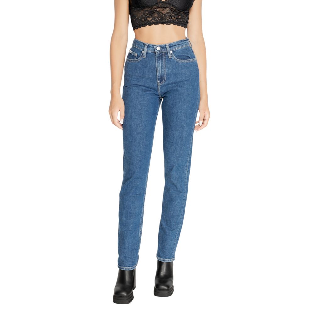 Calvin Klein Jeans Blue Cotton Jeans &amp; Pant