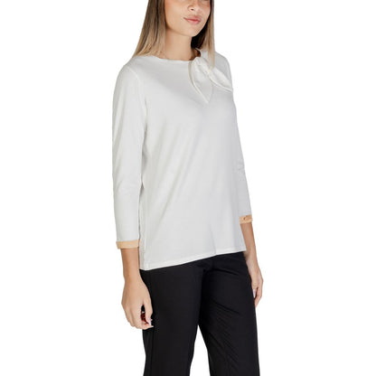 Alviero Martini Prima Classe White Cotton Tops &amp; T-Shirt