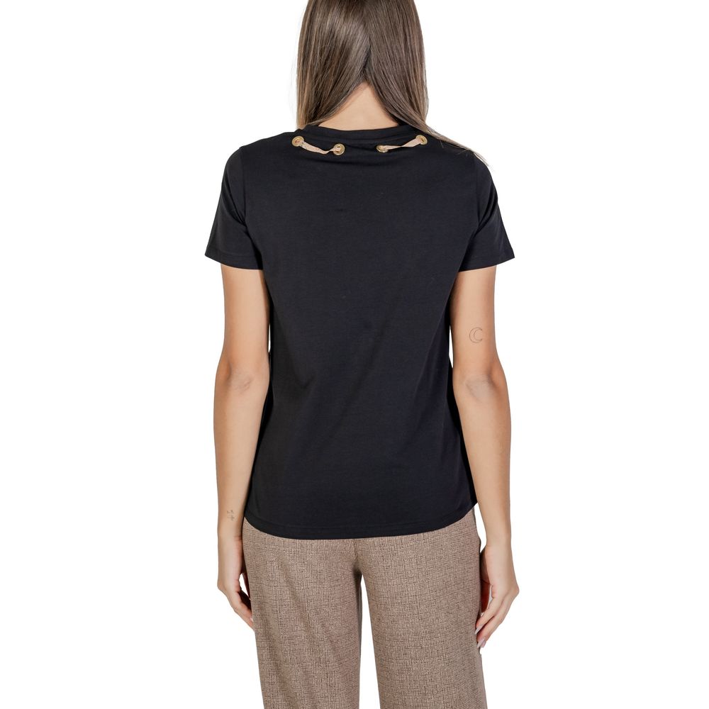 Alviero Martini Prima Classe Black Cotton Tops &amp; T-Shirt