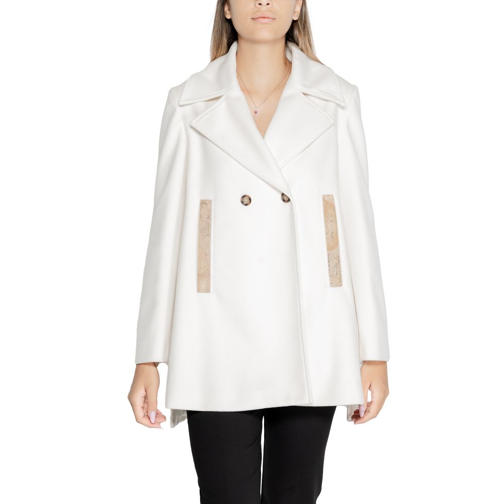 Alviero Martini Prima Classe White Polyester Jackets &amp; Coat