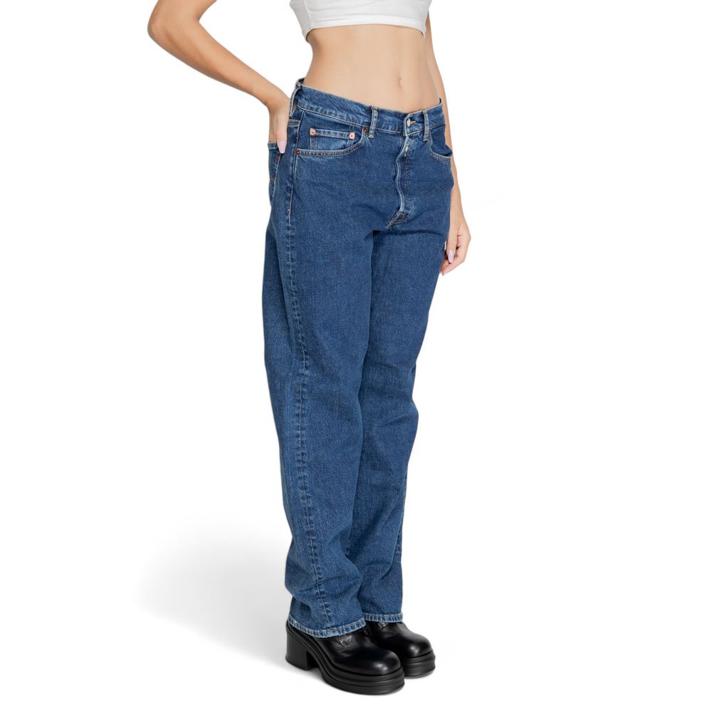 Replay Blue Cotton Jeans &amp; Pant