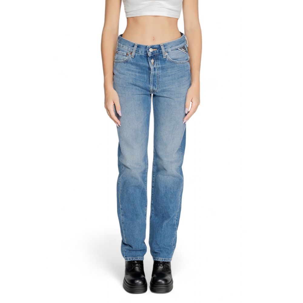 Replay Blue Cotton Jeans &amp; Pant