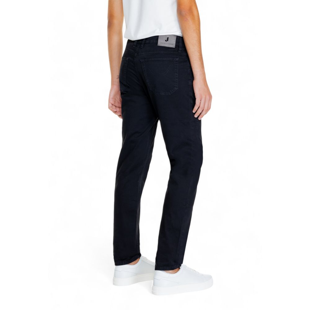 Jeckerson Black Cotton Jeans &amp; Pant