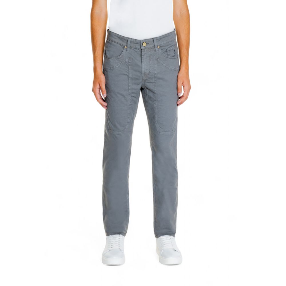 Jeckerson Gray Cotton Jeans &amp; Pant