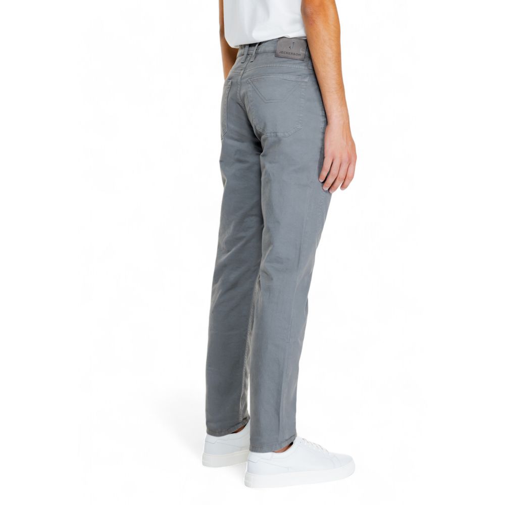 Jeckerson Gray Cotton Jeans &amp; Pant