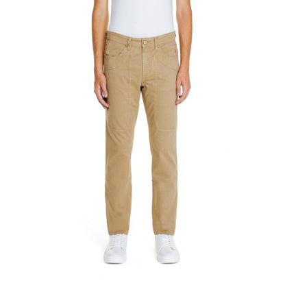 Jeckerson Beige Cotton Jeans &amp; Pant