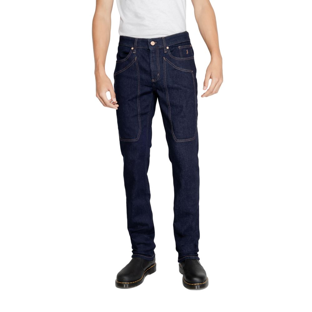 Jeckerson Blue Cotton Jeans &amp; Pant