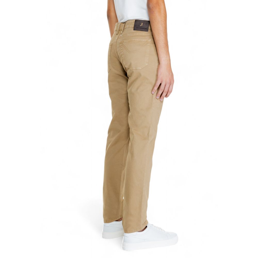 Jeckerson Beige Cotton Jeans &amp; Pant