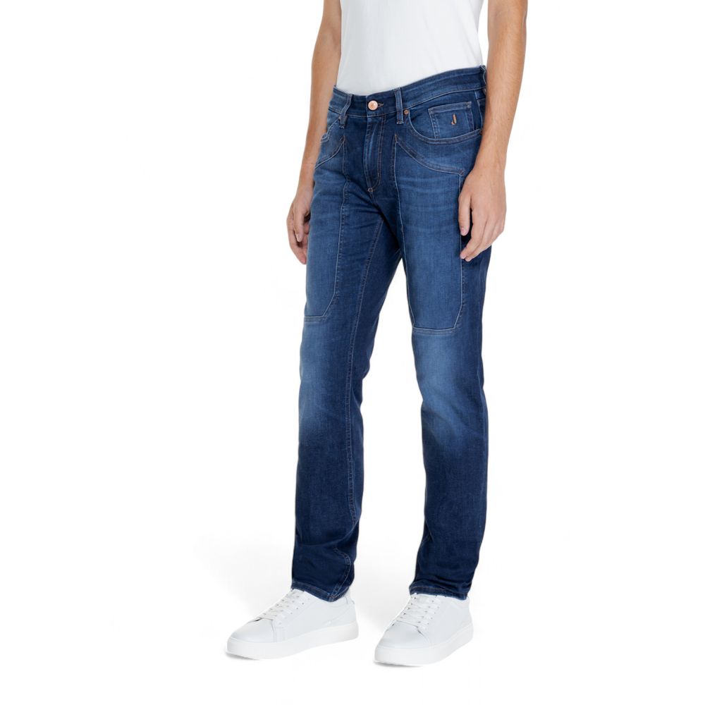 Jeckerson Blue Cotton Jeans &amp; Pant