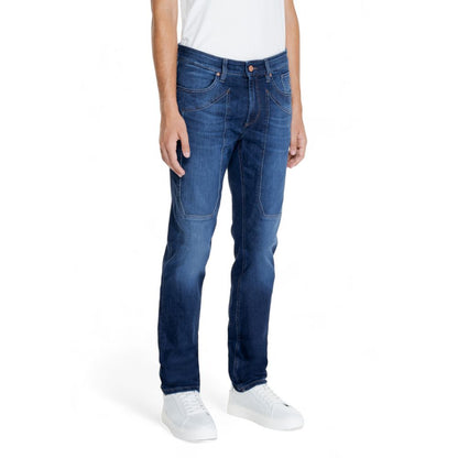 Jeckerson Blue Cotton Jeans &amp; Pant