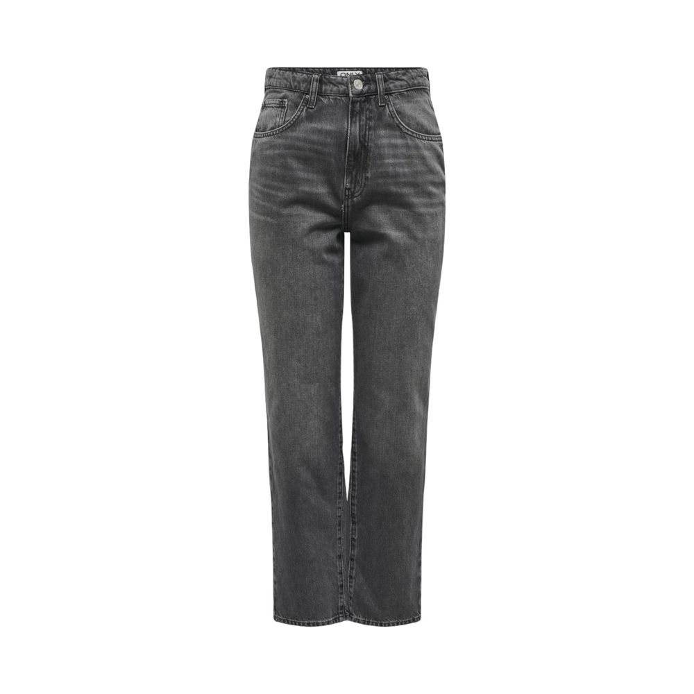 Only Gray Cotton Jeans &amp; Pant