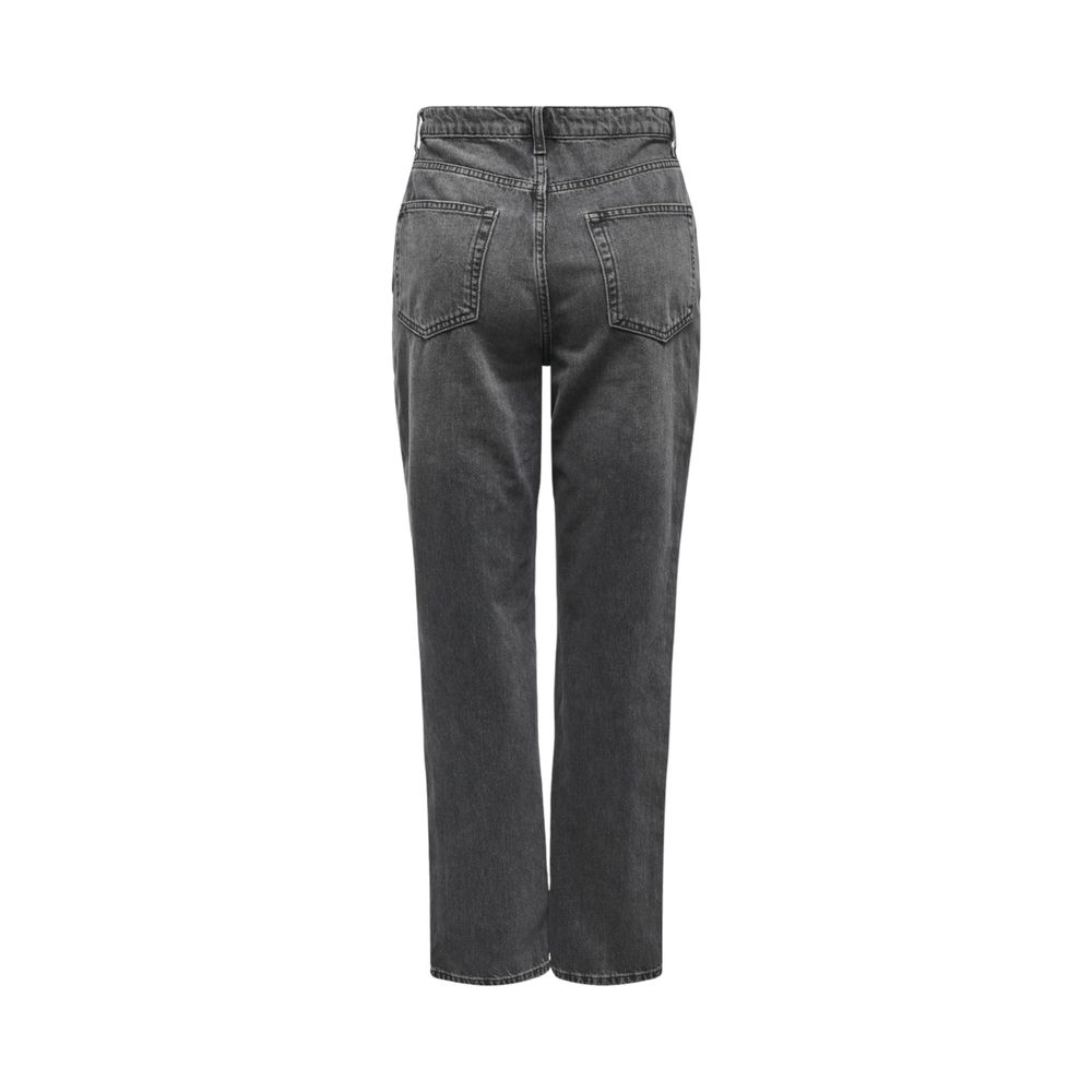 Only Gray Cotton Jeans &amp; Pant